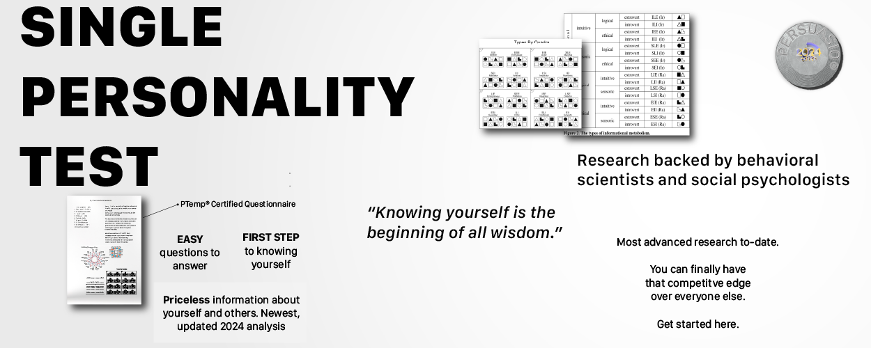 Single personality test